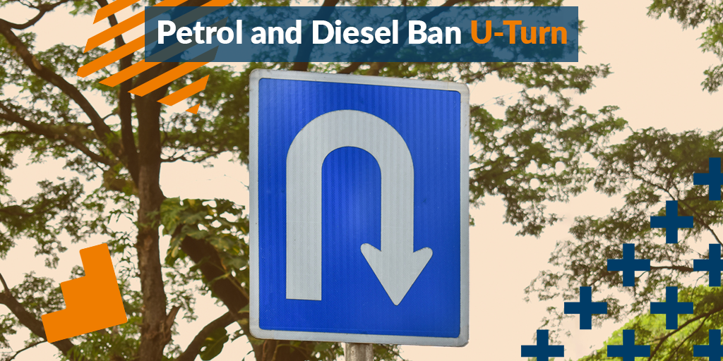 Petrol and Diesel Ban U-turn image