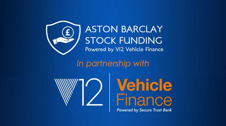 Aston Barclay stock funding, powered by V12 Vehicle Finance