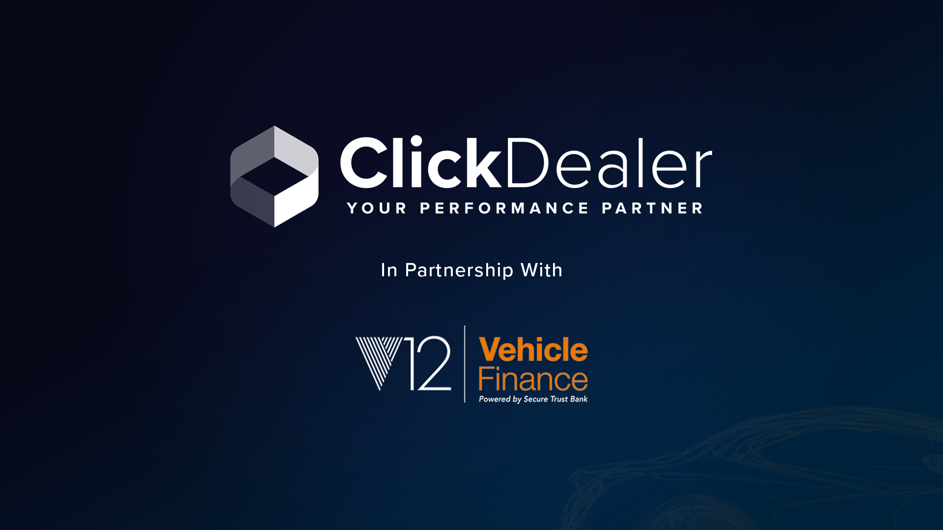 V12 Vehicle Finance And Click Dealer Partnership
