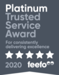Feefo Platinum Trusted Service Award