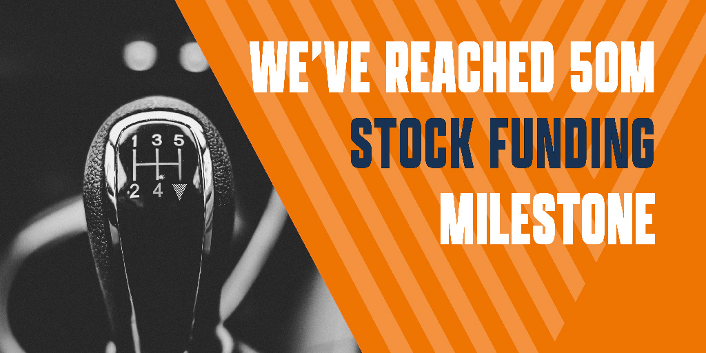 50 Million stock funding milestone reached