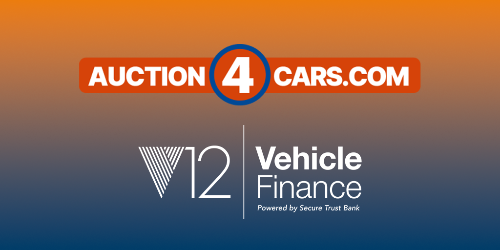 Auction4Cars and V12 Vehicle Finance Partnership