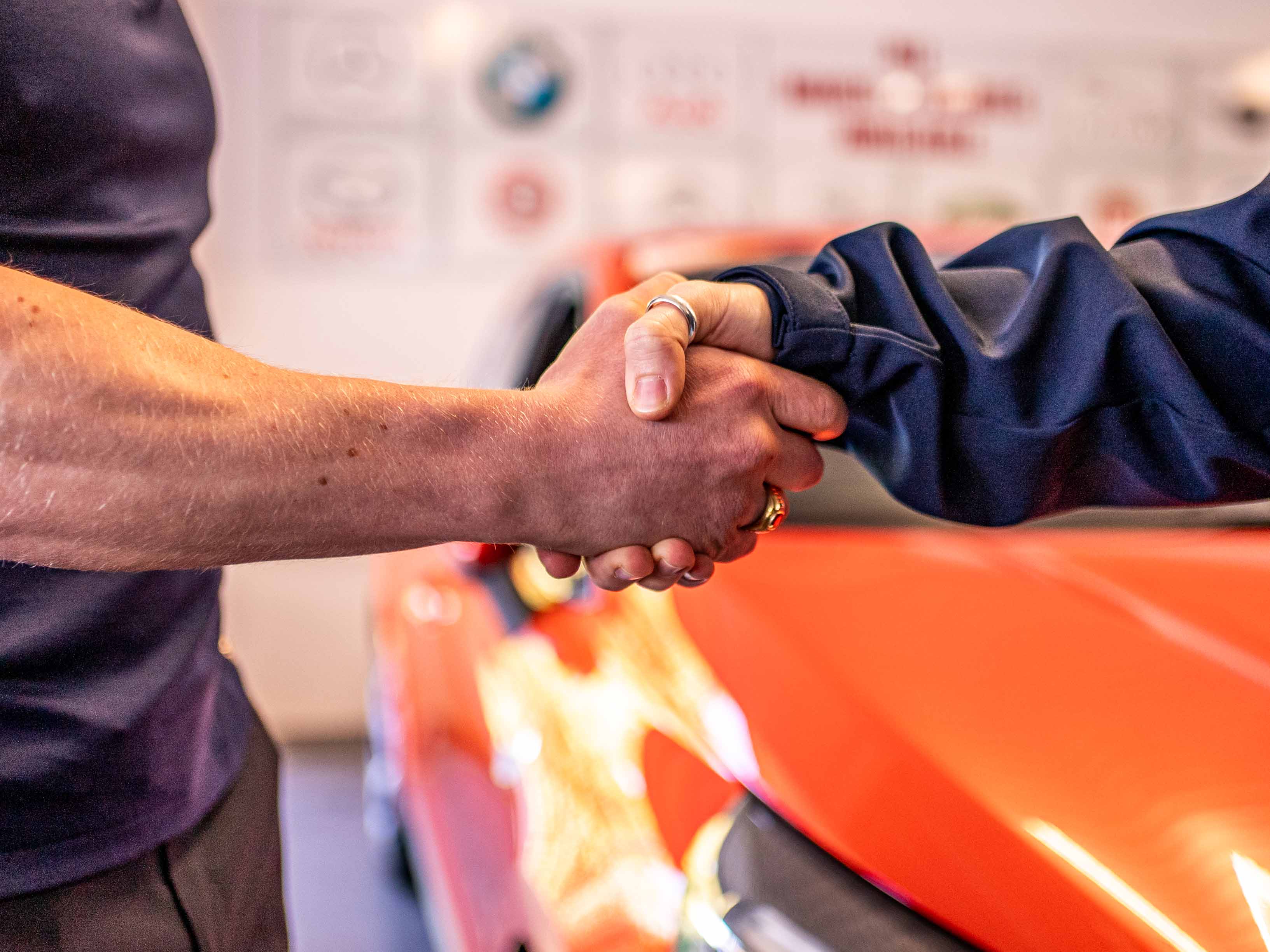 Dealer handshake image